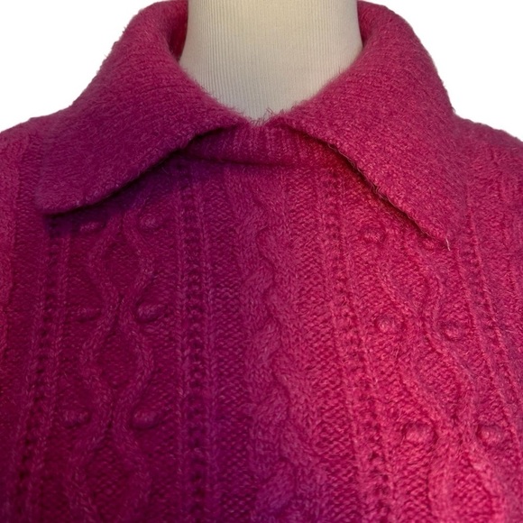 Pink free people cozy sweater in size large. - Picture 3 of 16